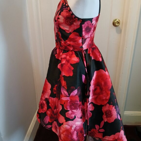 Floral High-Lo Dress - Picture 2 of 4